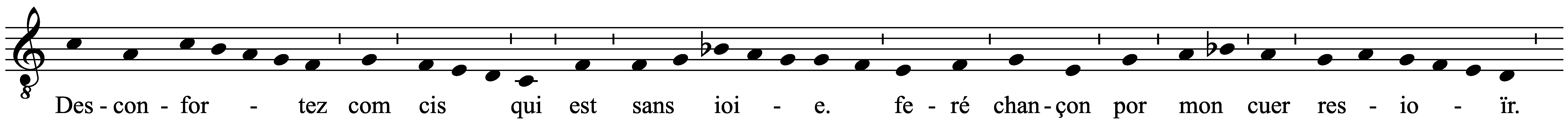 Work musical notation